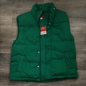 Green Puffer Vest